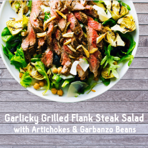 Garlicky Grilled Flank Steak Salad